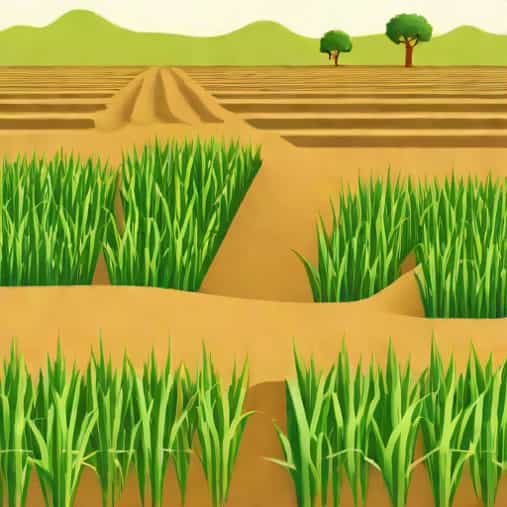 Ridge And Furrow Method Of Sugarcane Planting