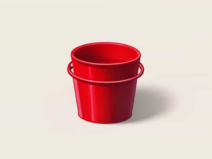 Thimbleful Of Red Is Redder Than A Bucketful