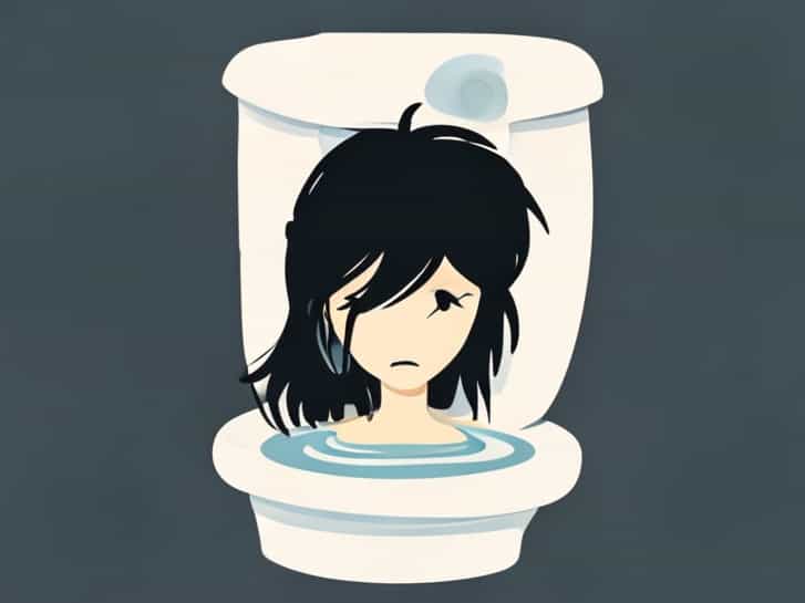 Your Hair Was In The Toilet Water Disgusting