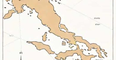 A Map Of The Lesser Antilles