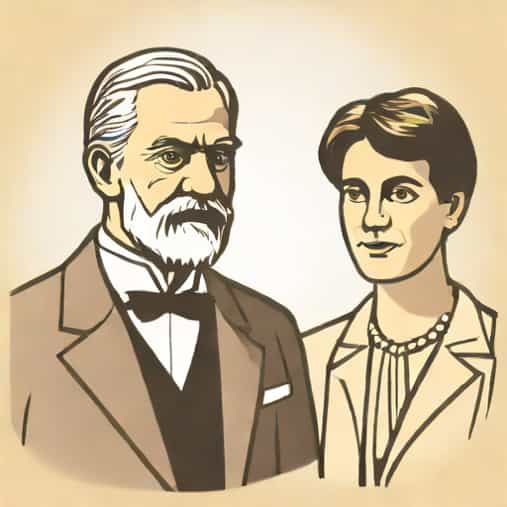 Anna Freud And Sigmund Freud
