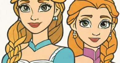 Elsa And Anna Coloring Pages
