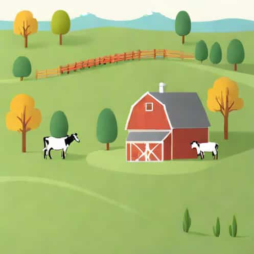 Farm On Almshouse Road In Pa