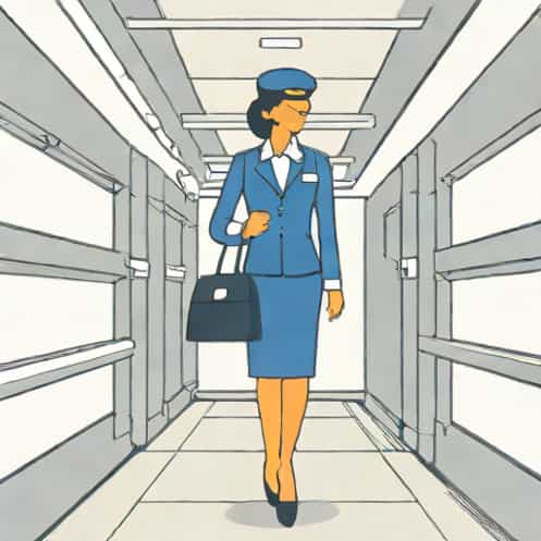 Flight Attendants Arm Doors And Crosscheck