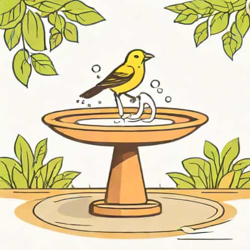How To Keep A Birdbath Clean