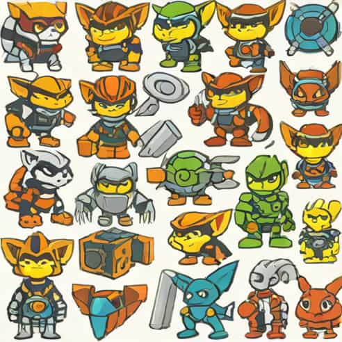 Kit Puzzle Ratchet And Clank