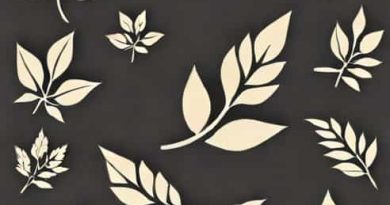 Leaves No Step Trodden Black