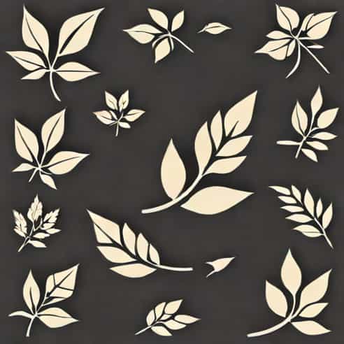 Leaves No Step Trodden Black