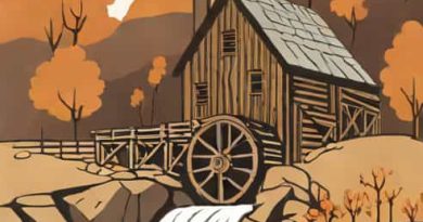 Lemax Rocky River Grist Mill