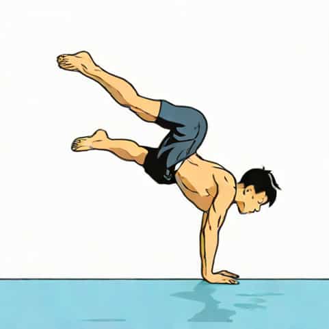 Quan Hongchan Handstand Dive