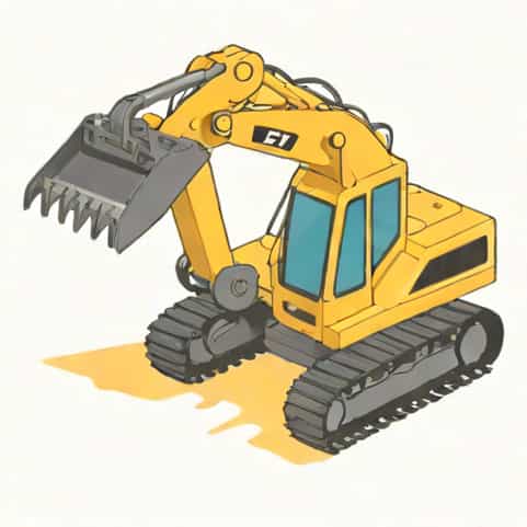 Remote Control Excavator Toy