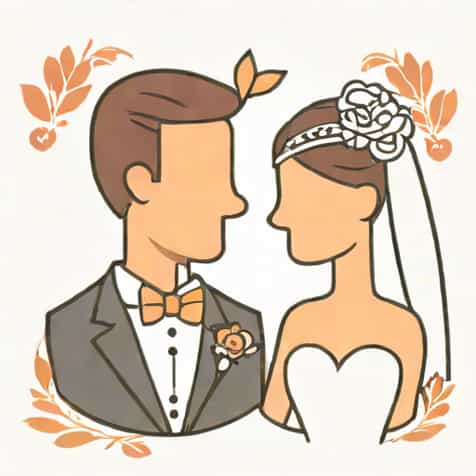 Wedding Closeup Photo Couple