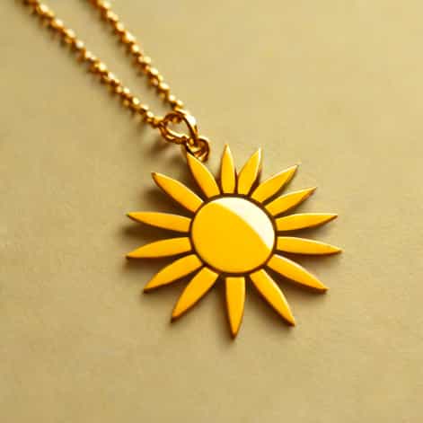 You Are My Sunshine Necklace