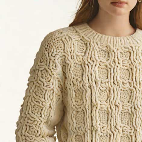 Zara Interwoven Knit Sweater