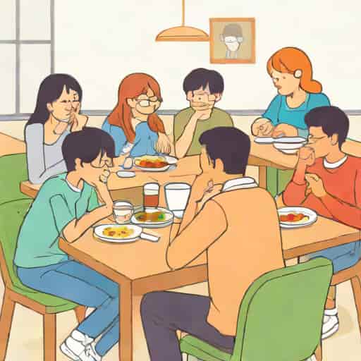 Jhs Students Eating Themselves In The Classroom