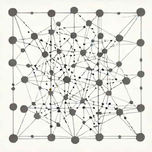 Random Tensor Networks With Nontrivial Links