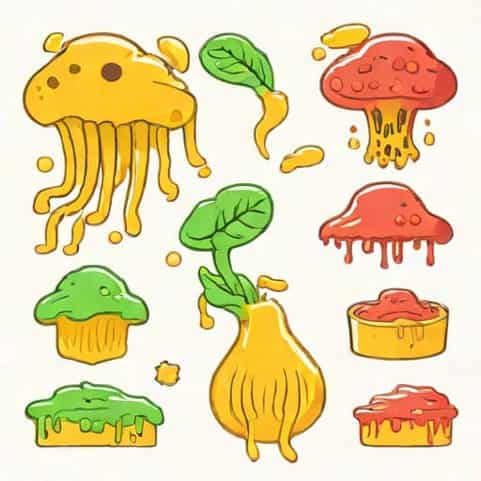The Process By Which Slime Moulds Engulf Food