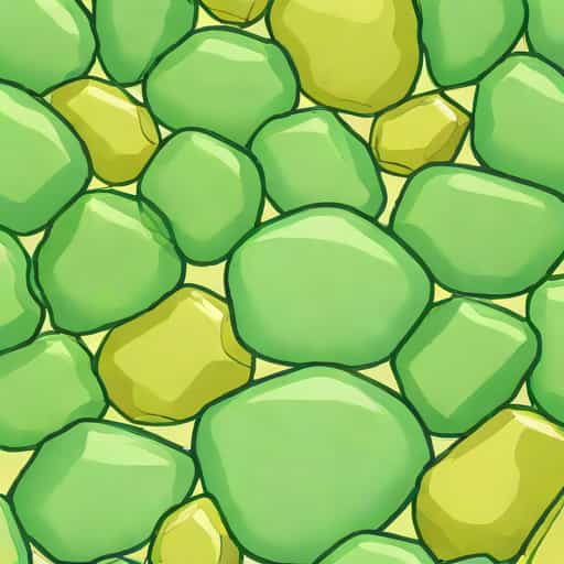 Yellowish Green Translucent Chalcedony Rocks