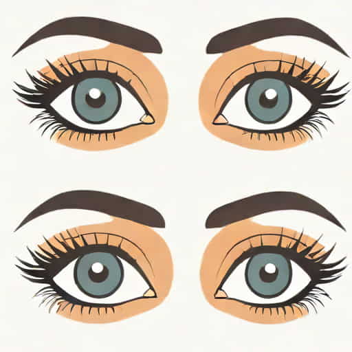 Eyes Looking In Different Directions