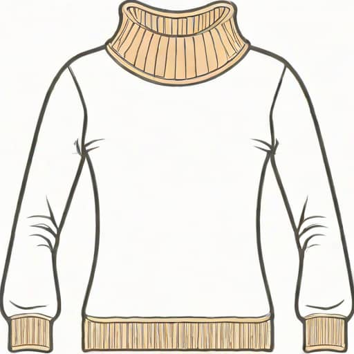 Ladies Skivvy Sweater