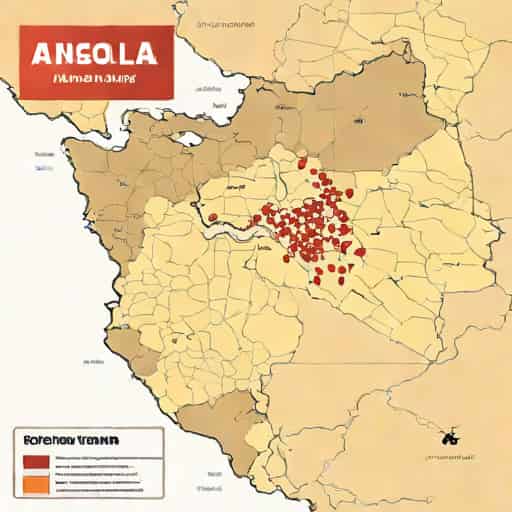 Map Of Angolan Civil War