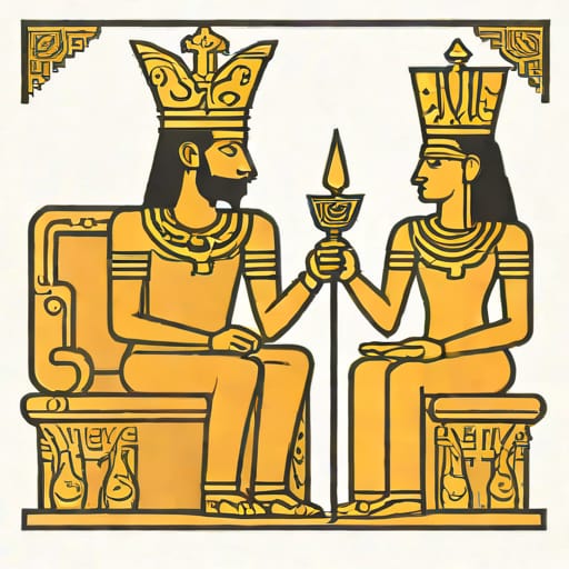Queen Tiye And Amenhotep Iii