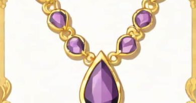 Vintage Amethyst Necklace