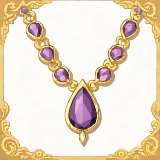 Vintage Amethyst Necklace