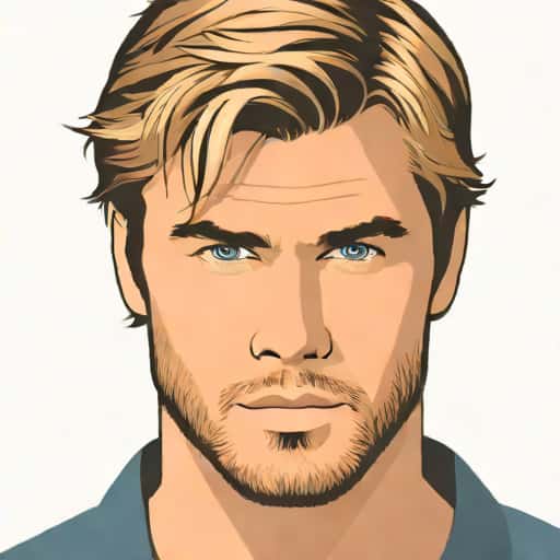 Young Chris Hemsworth